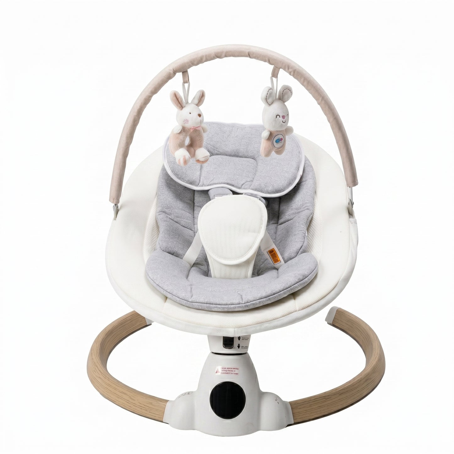 SY-Electric Baby Swing for Infants with Remote Control, Bluetooth, 5 Swing Speeds, Timer, 10 Lullabies, Interactive Toys, Side to Side Swing