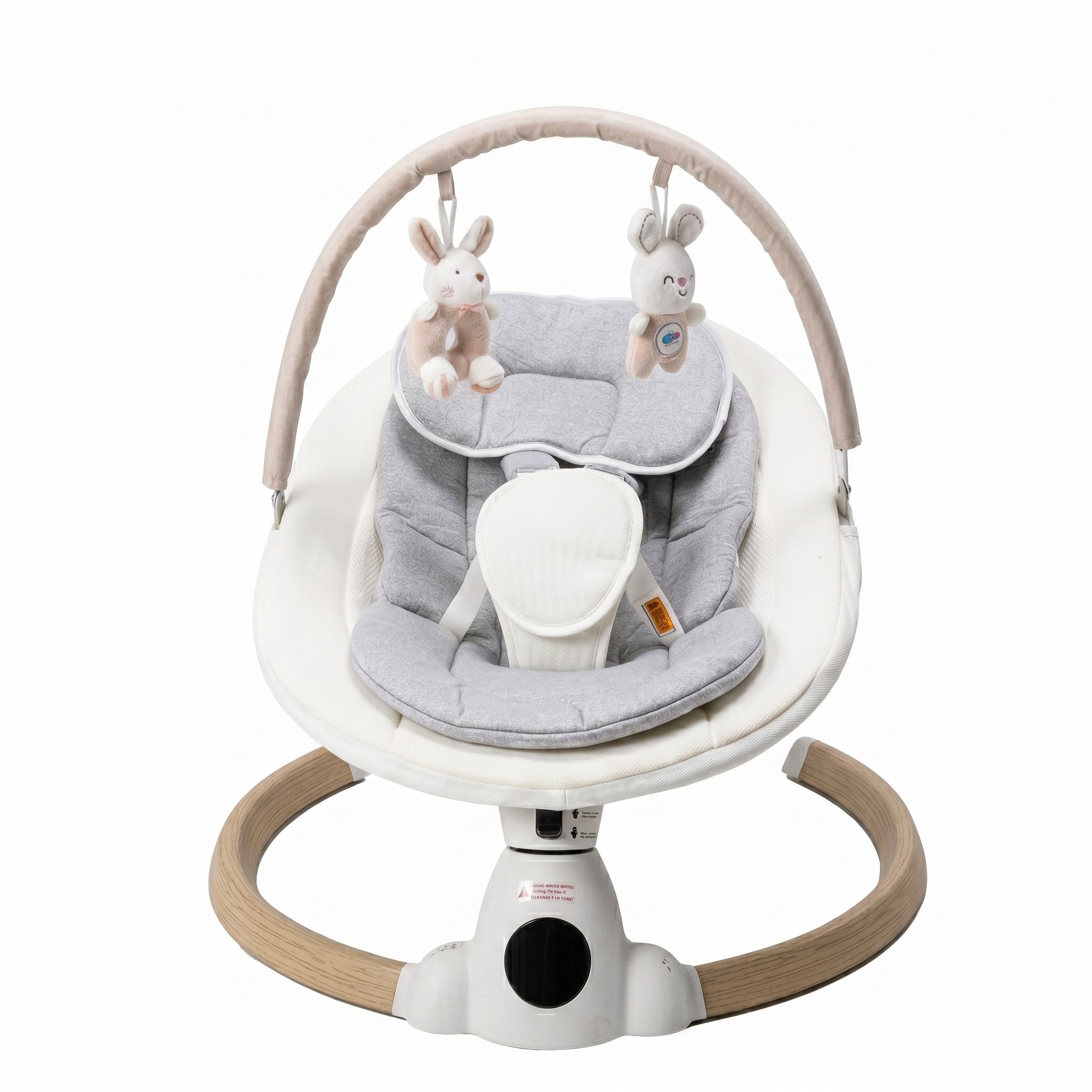 SY-Electric Baby Swing for Infants with Remote Control, Bluetooth, 5 Swing Speeds, Timer, 10 Lullabies, Interactive Toys, Side to Side Swing