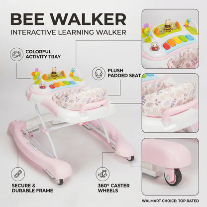 SIYI-Baby Walker,5-in-1 Activity Walker,Activity Center,Jumper,Push walker Rocker,W/Wheels,Music and Lights Toys,Foldable,for 6-18 Months Boys Girls