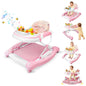 PRVAETU 5 in 1 Baby Walker (Walk,Jumper,Rocking,Push,Eating Mode) for Boys Girls,Foldable,Music & Light,Height Adjustable,Wheels for Infant Babies