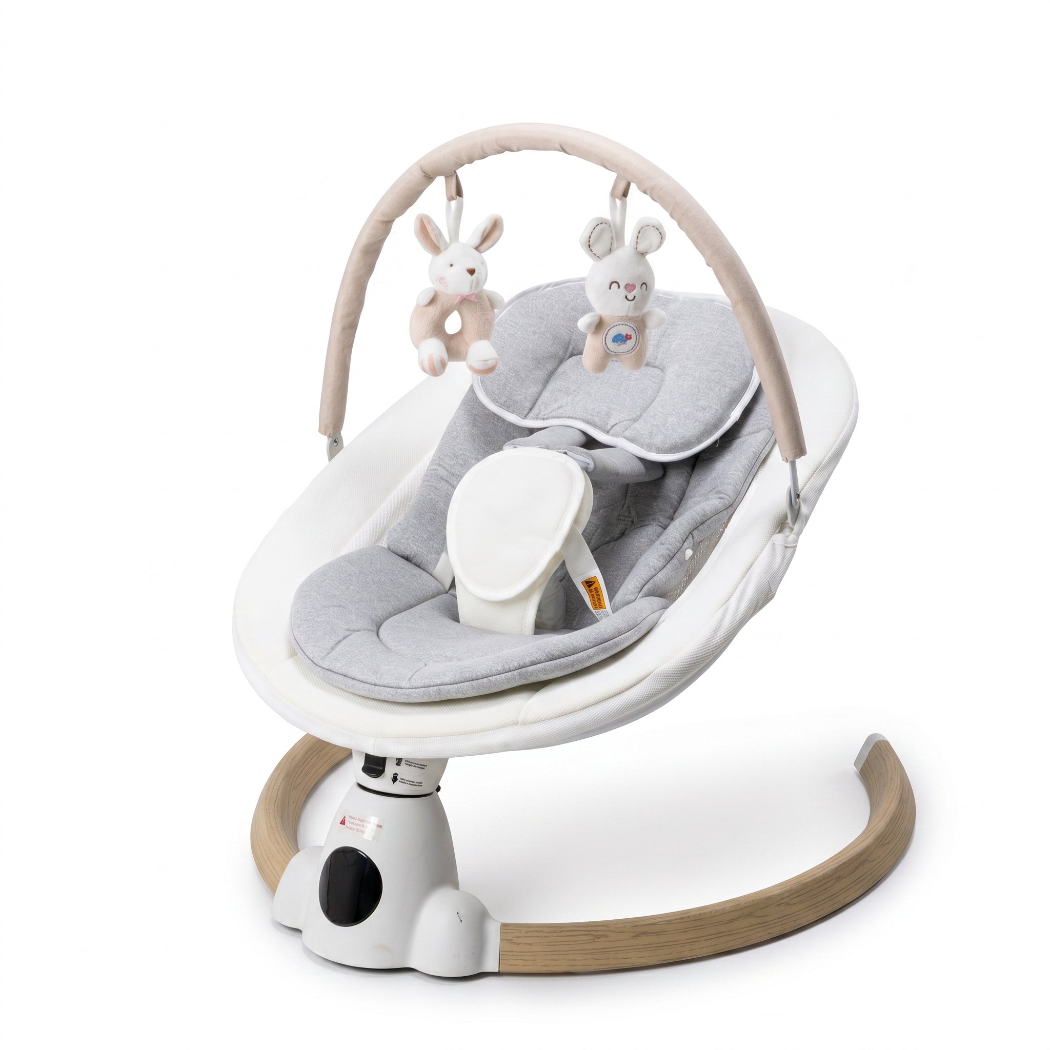 SY-Electric Baby Swing for Infants with Remote Control, Bluetooth, 5 Swing Speeds, Timer, 10 Lullabies, Interactive Toys, Side to Side Swing
