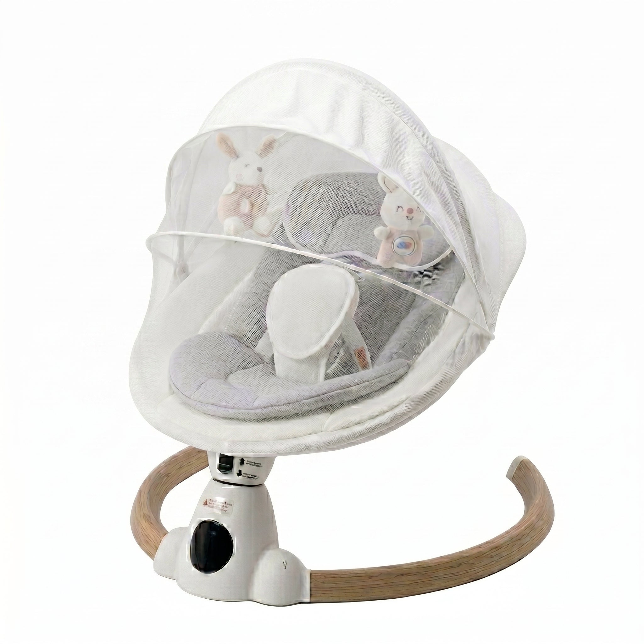 SY-Electric Baby Swing for Infants with Remote Control, Bluetooth, 5 Swing Speeds, Timer, 10 Lullabies, Interactive Toys, Side to Side Swing