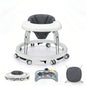 PRVAETU Foldable Baby Walker Activity Center W/ Wheels,Height Adjustable,Music Toy & Foot Pad for 6-18 Months Babies Infant Boys Girls