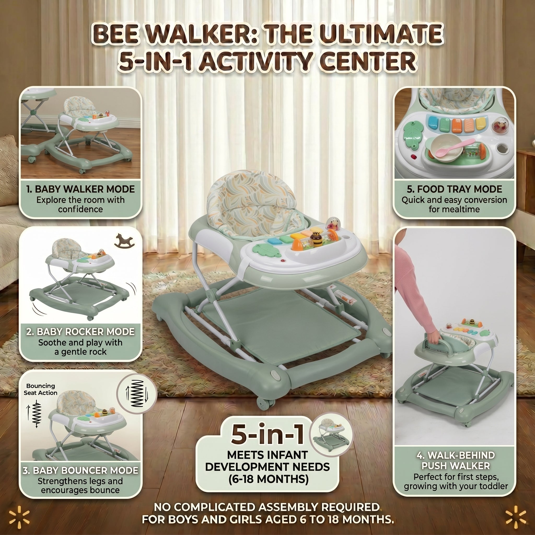 SIYI-MUSIC Baby walker